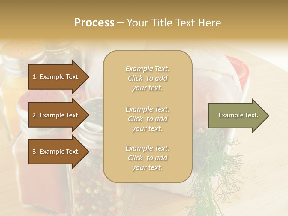 Bottle Meal Background PowerPoint Template