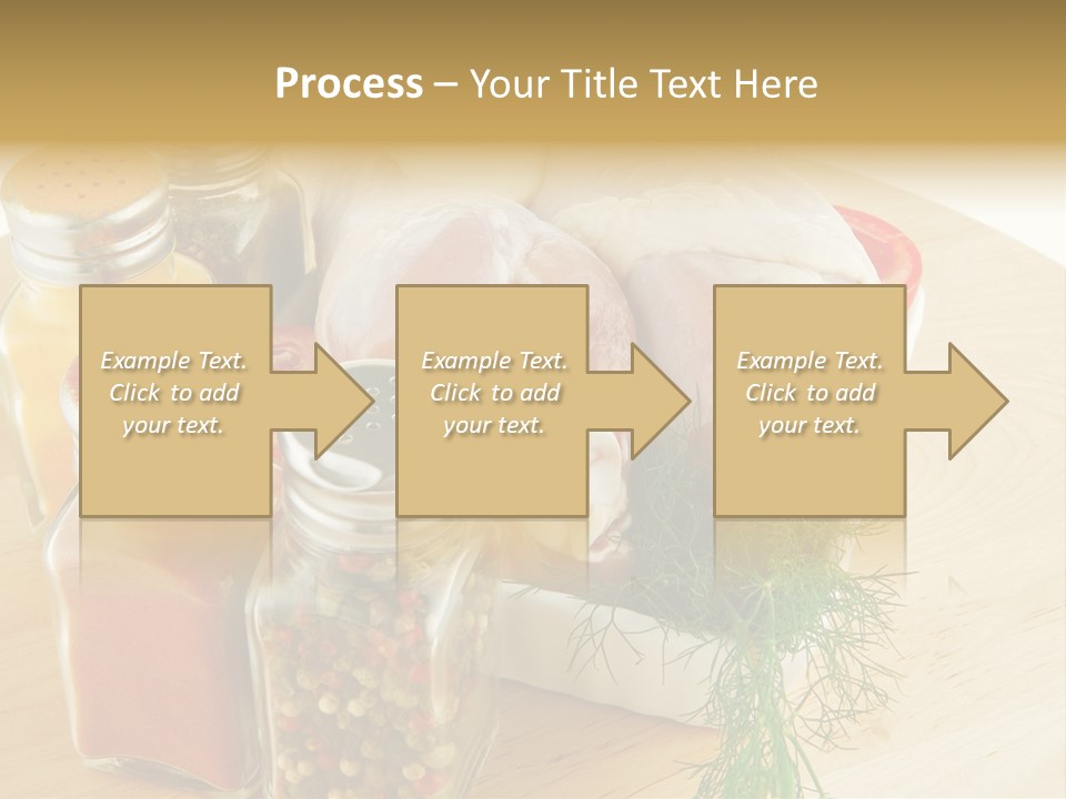 Bottle Meal Background PowerPoint Template