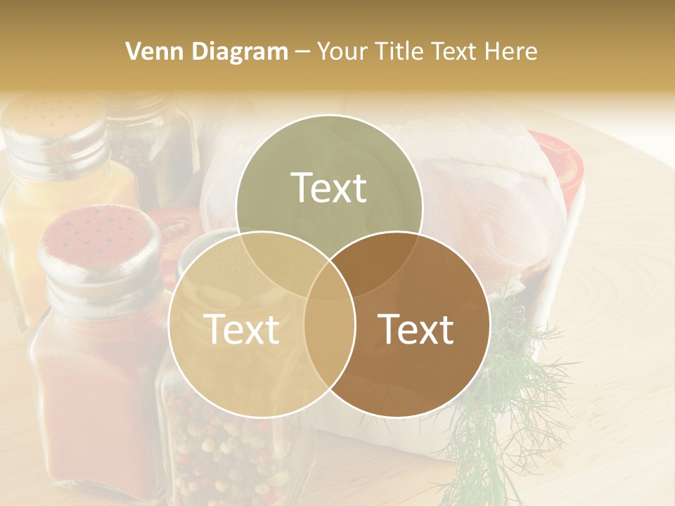 Bottle Meal Background PowerPoint Template