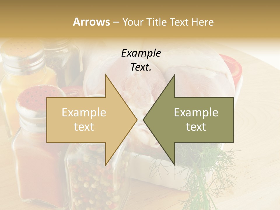 Bottle Meal Background PowerPoint Template