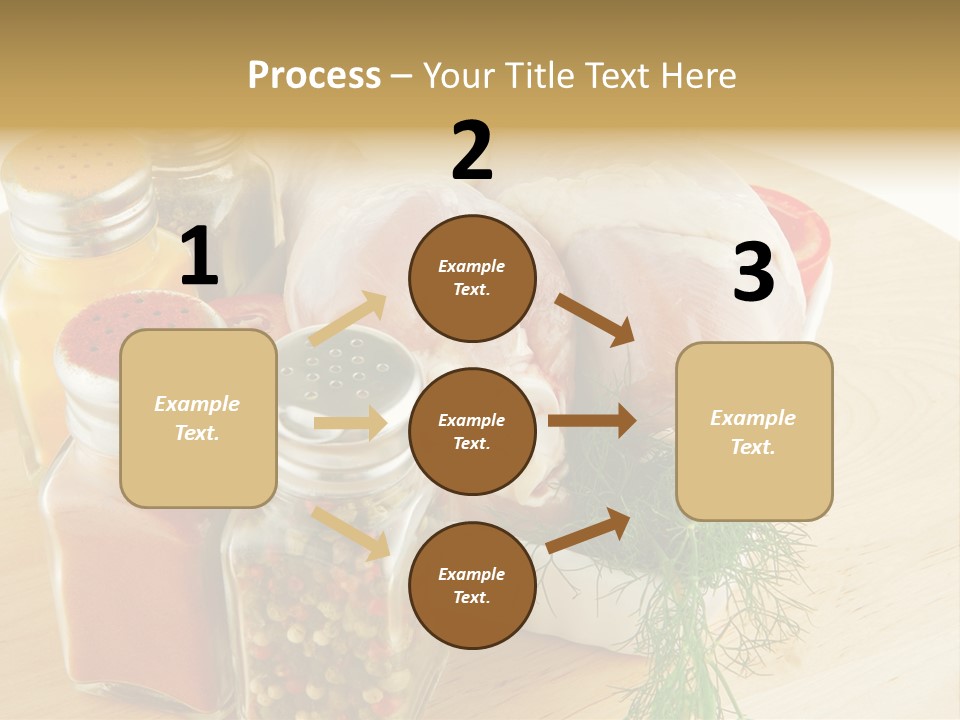 Bottle Meal Background PowerPoint Template