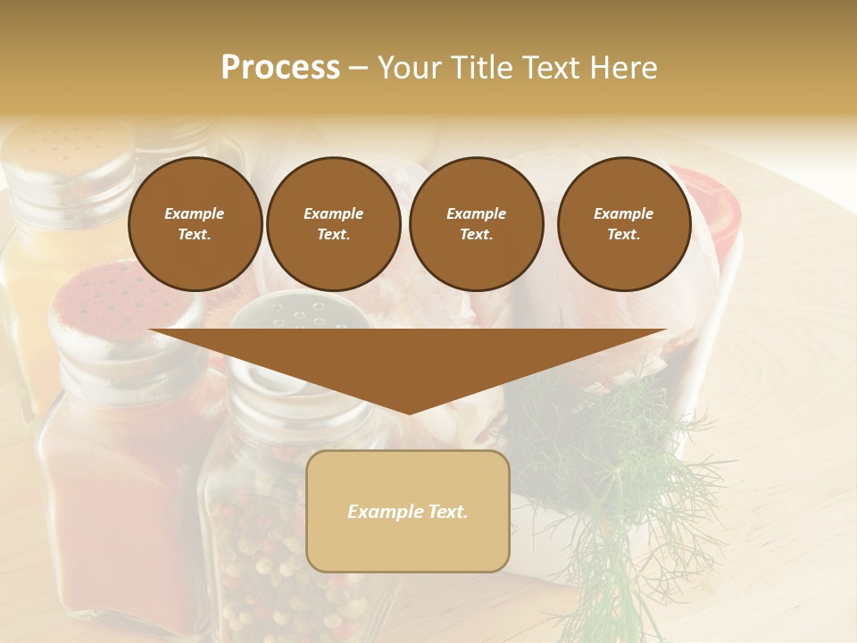 Bottle Meal Background PowerPoint Template