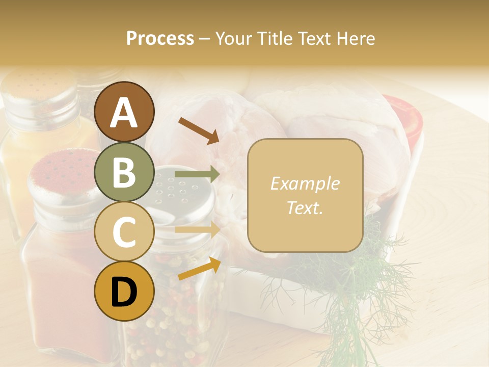 Bottle Meal Background PowerPoint Template