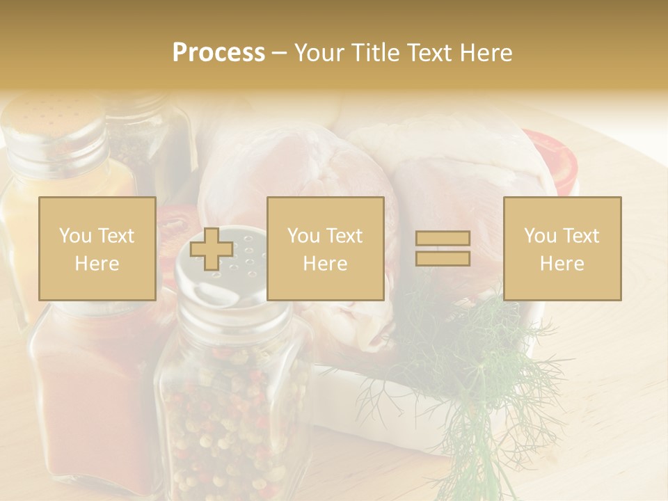 Bottle Meal Background PowerPoint Template