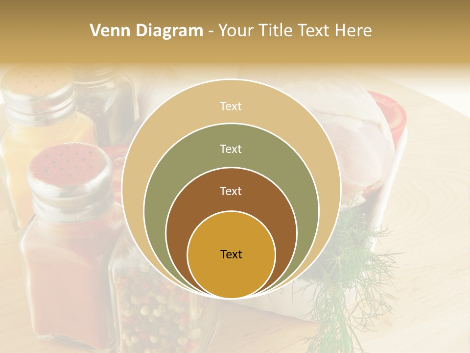 Bottle Meal Background PowerPoint Template