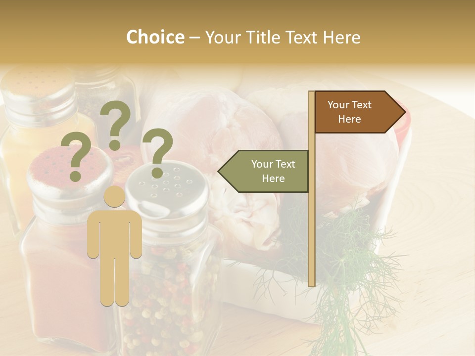 Bottle Meal Background PowerPoint Template