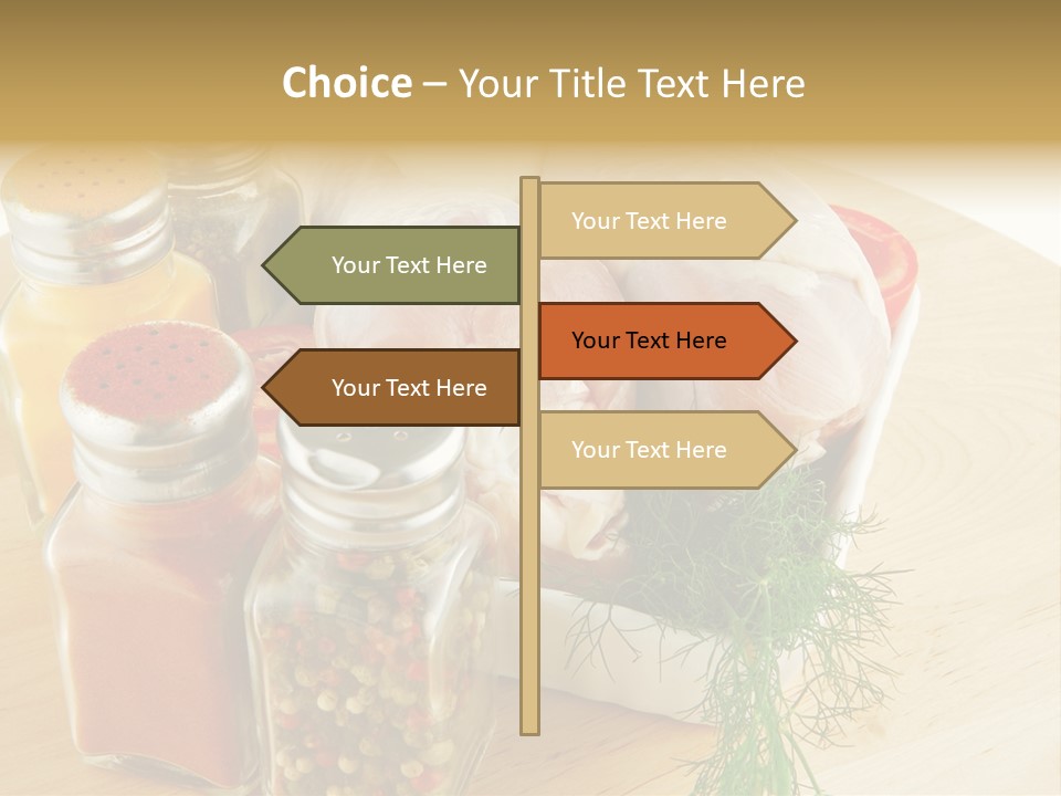 Bottle Meal Background PowerPoint Template