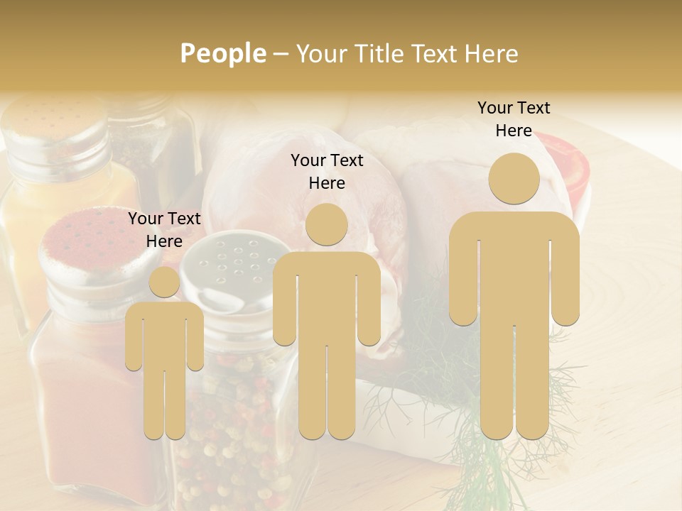 Bottle Meal Background PowerPoint Template