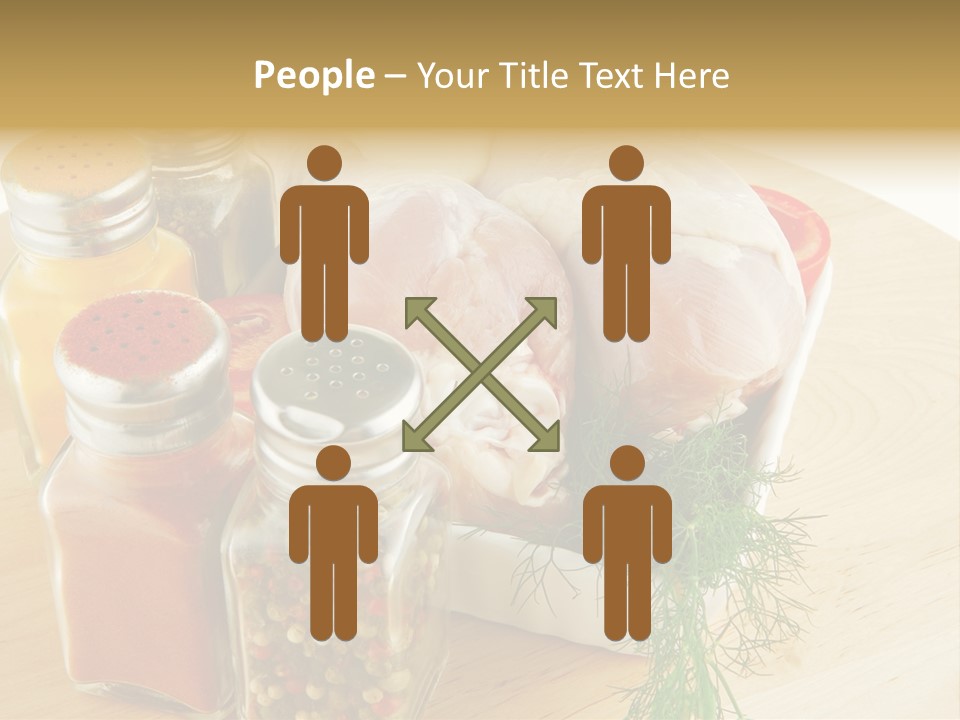 Bottle Meal Background PowerPoint Template