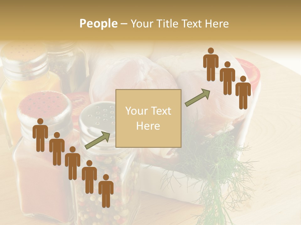 Bottle Meal Background PowerPoint Template