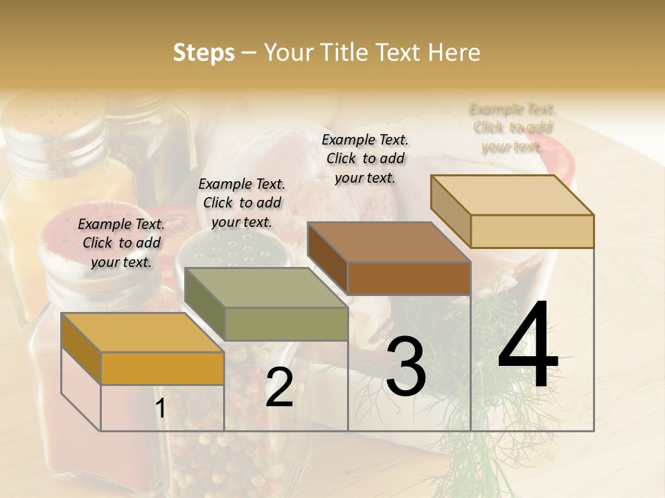 Bottle Meal Background PowerPoint Template