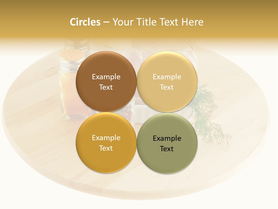 White Bbq Meat PowerPoint Template