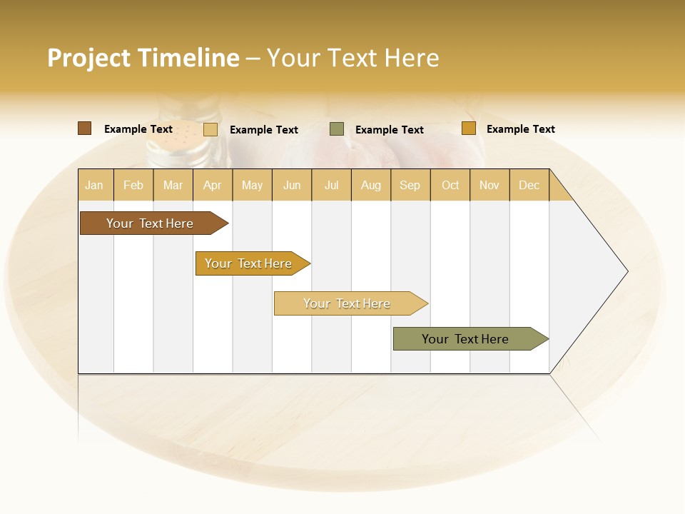 White Bbq Meat PowerPoint Template