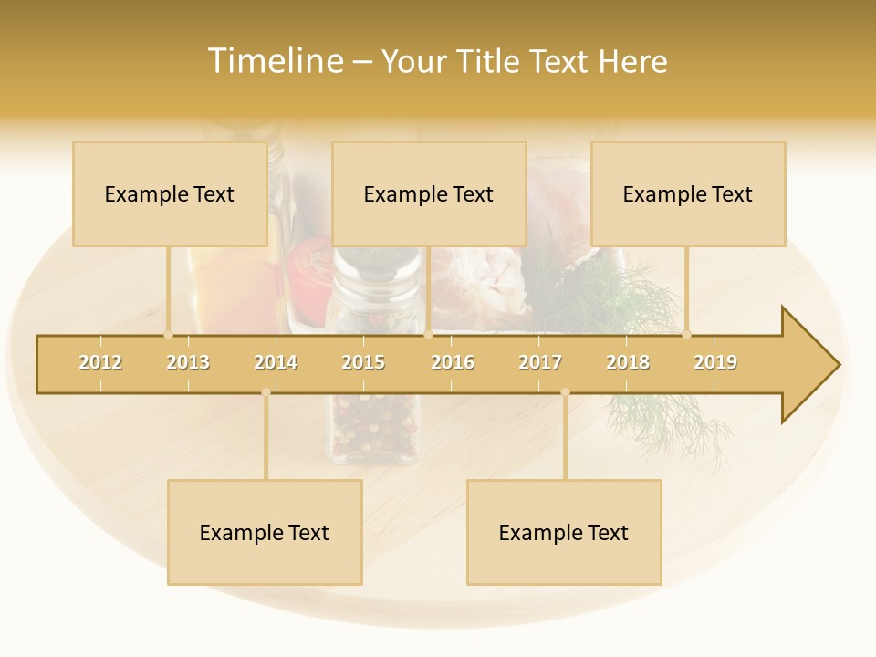 White Bbq Meat PowerPoint Template