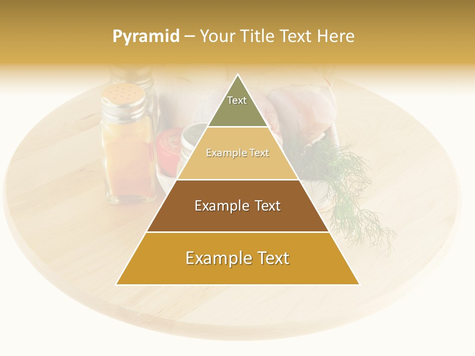 White Bbq Meat PowerPoint Template