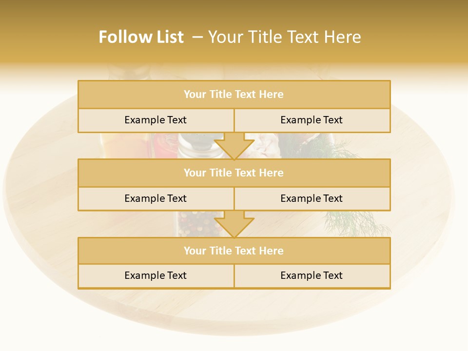 White Bbq Meat PowerPoint Template
