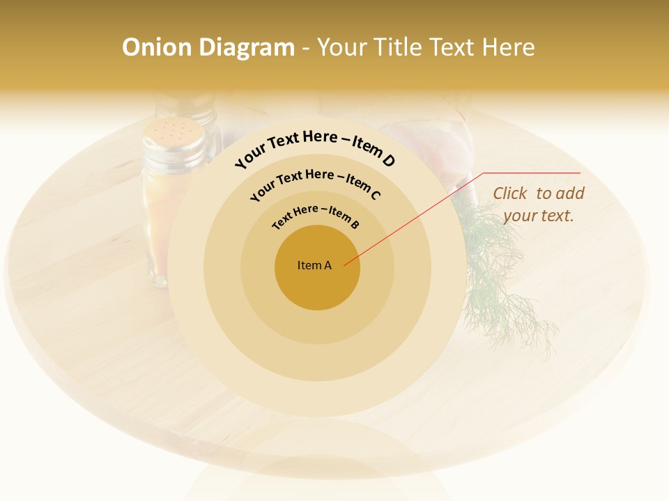White Bbq Meat PowerPoint Template