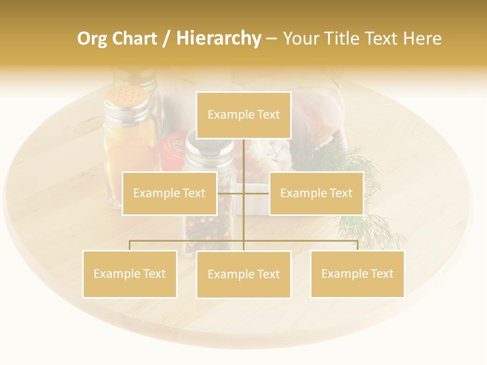White Bbq Meat PowerPoint Template