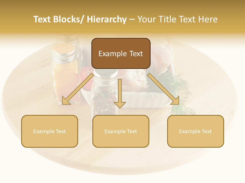 White Bbq Meat PowerPoint Template
