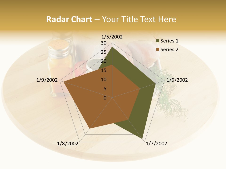 White Bbq Meat PowerPoint Template