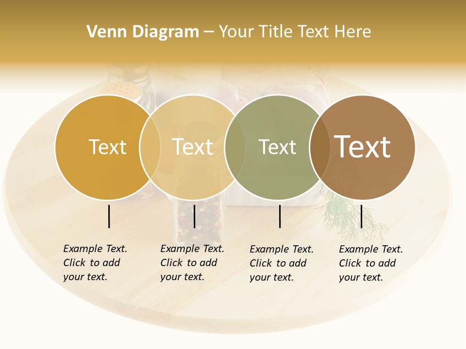 White Bbq Meat PowerPoint Template