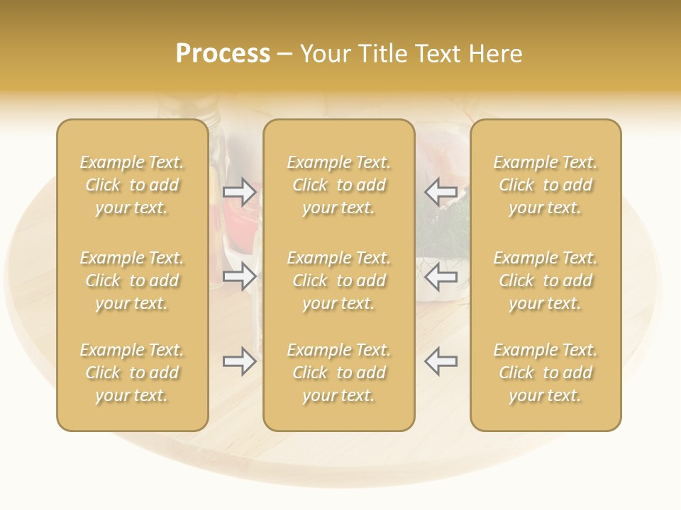 White Bbq Meat PowerPoint Template