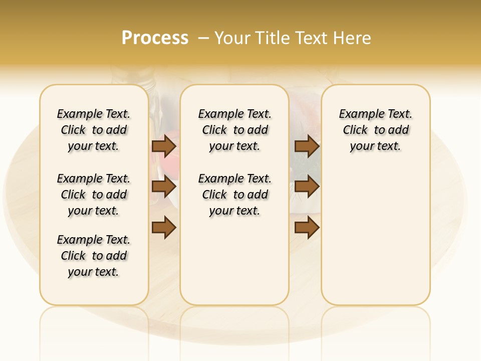 White Bbq Meat PowerPoint Template