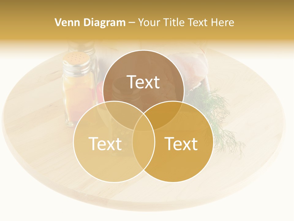 White Bbq Meat PowerPoint Template