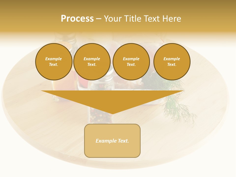 White Bbq Meat PowerPoint Template