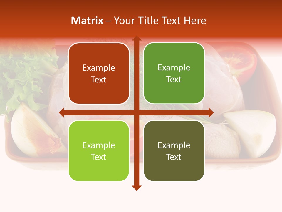 Grocery Gold Freshness PowerPoint Template