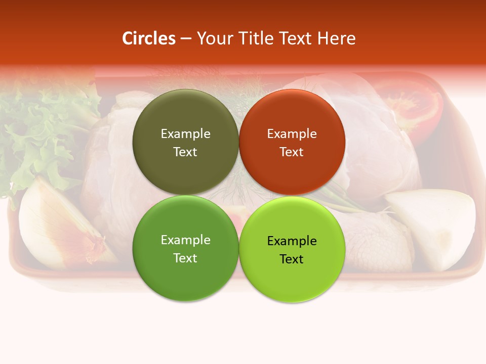 Grocery Gold Freshness PowerPoint Template