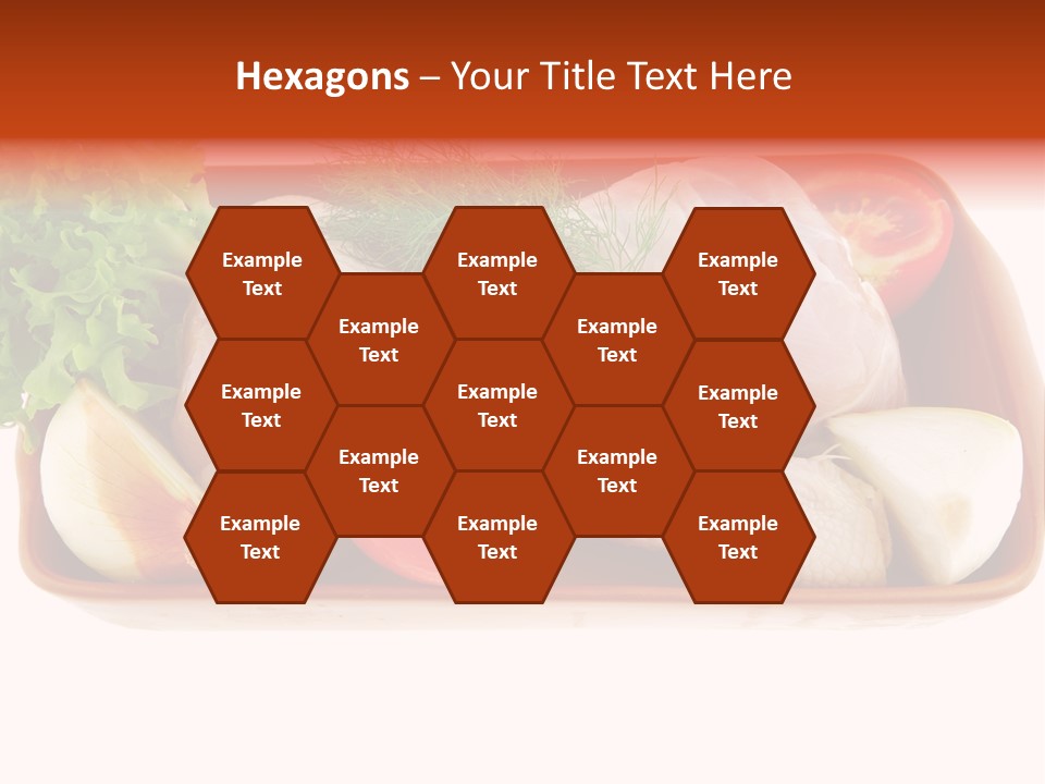 Grocery Gold Freshness PowerPoint Template