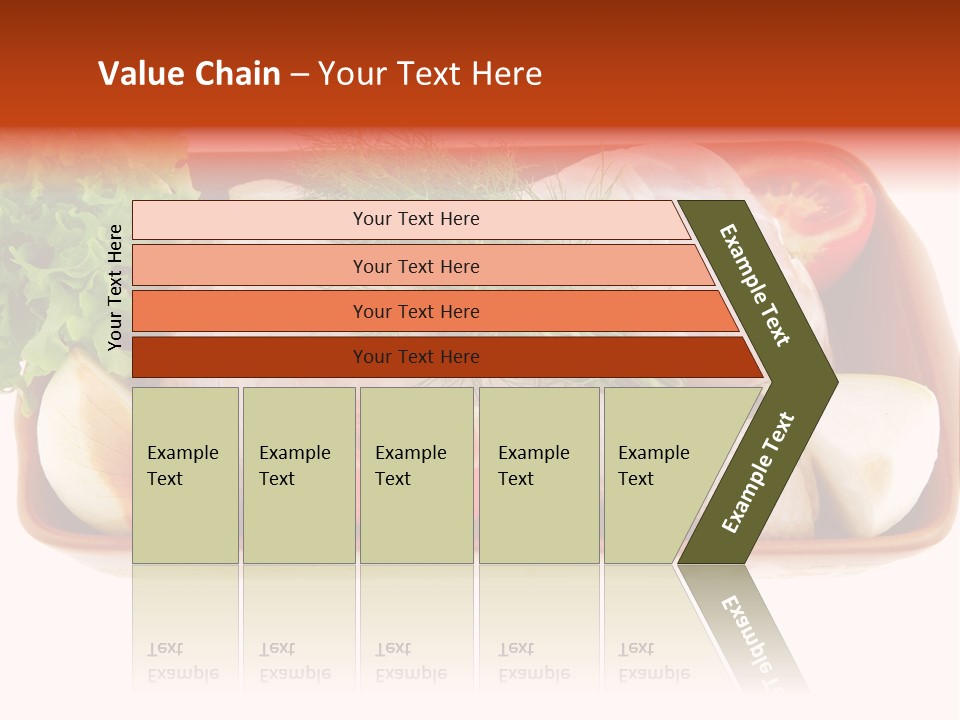 Grocery Gold Freshness PowerPoint Template