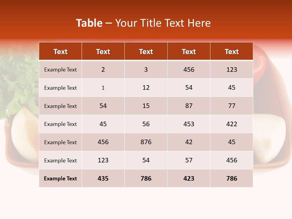 Grocery Gold Freshness PowerPoint Template