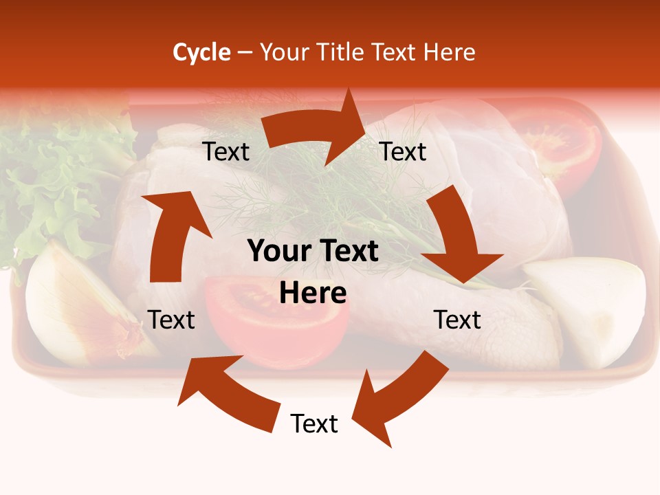 Grocery Gold Freshness PowerPoint Template