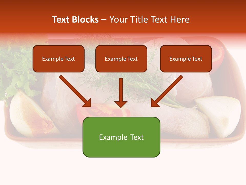 Grocery Gold Freshness PowerPoint Template