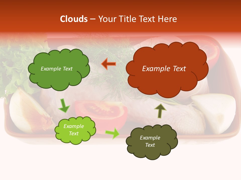 Grocery Gold Freshness PowerPoint Template