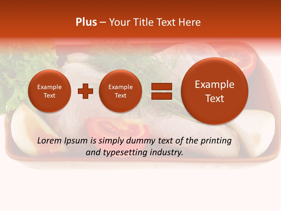 Grocery Gold Freshness PowerPoint Template