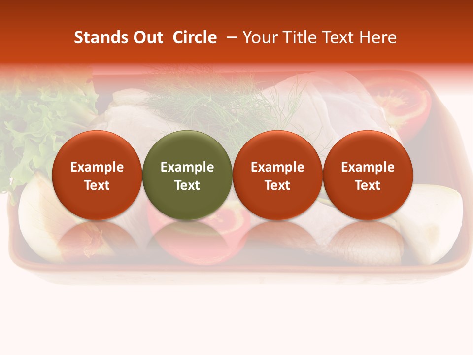 Grocery Gold Freshness PowerPoint Template