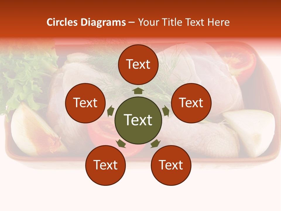 Grocery Gold Freshness PowerPoint Template