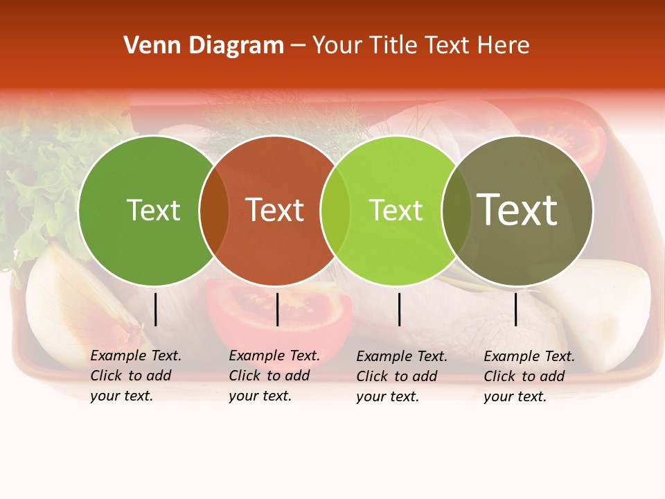 Grocery Gold Freshness PowerPoint Template