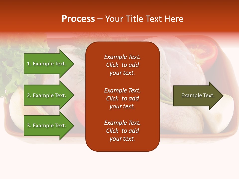 Grocery Gold Freshness PowerPoint Template