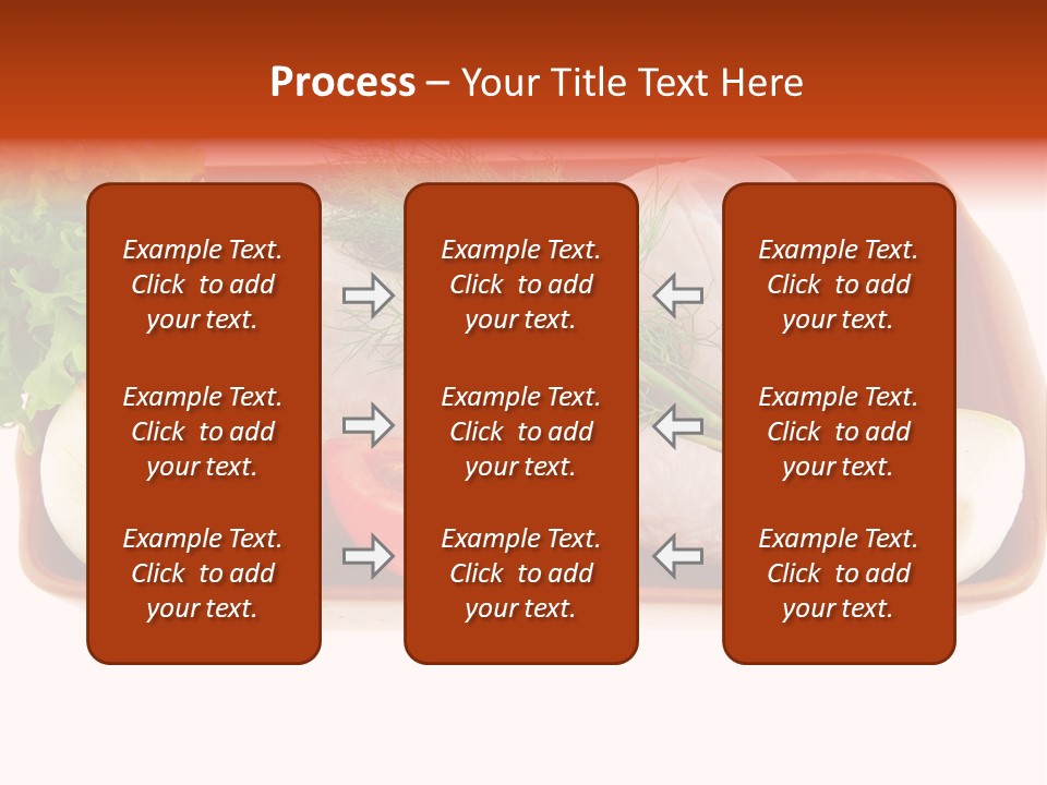 Grocery Gold Freshness PowerPoint Template