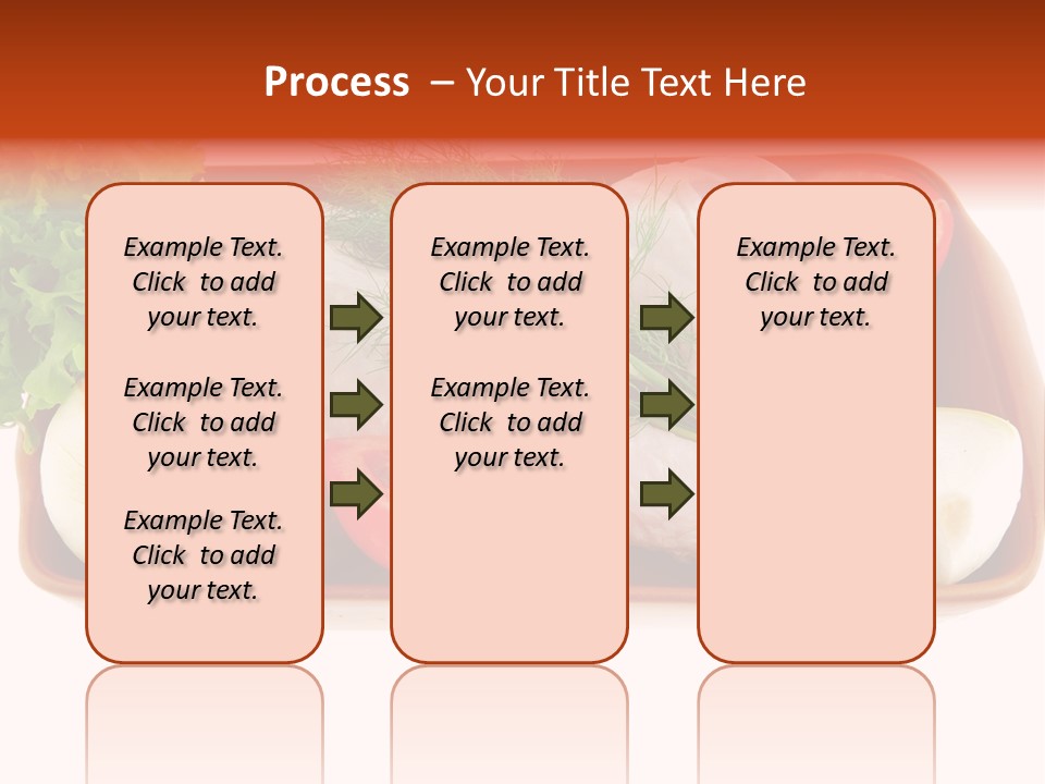 Grocery Gold Freshness PowerPoint Template
