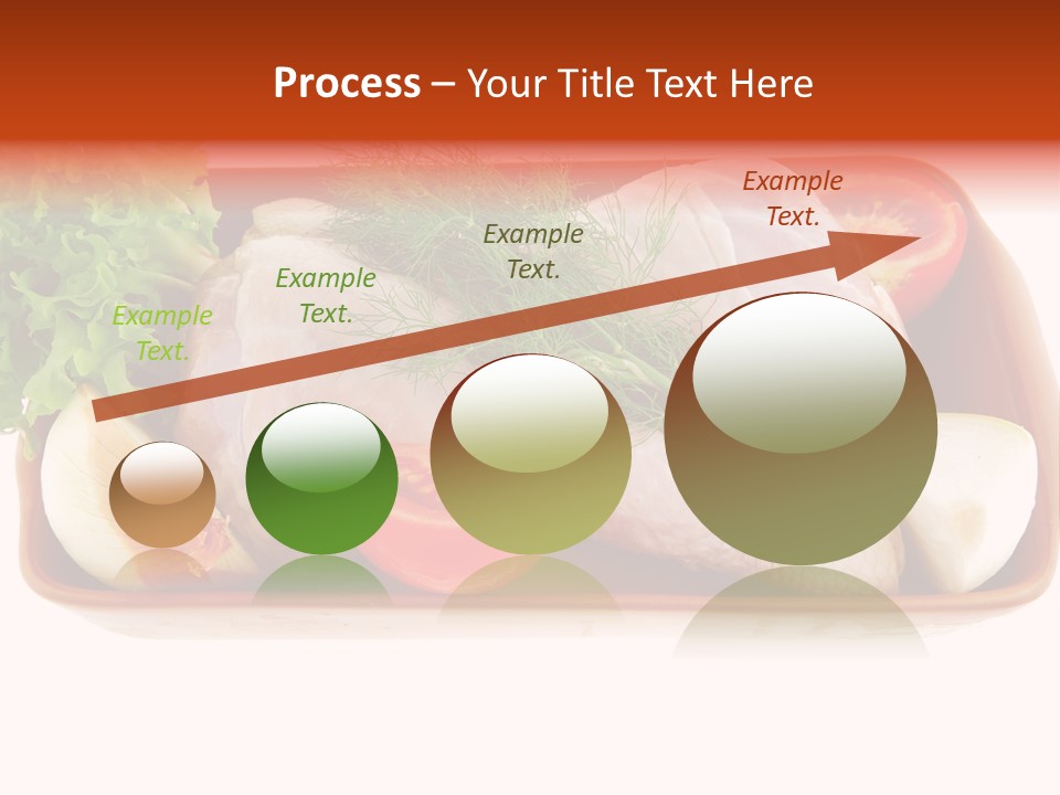 Grocery Gold Freshness PowerPoint Template