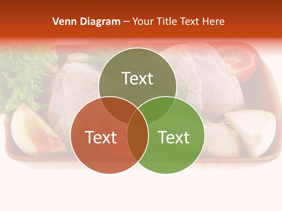Grocery Gold Freshness PowerPoint Template