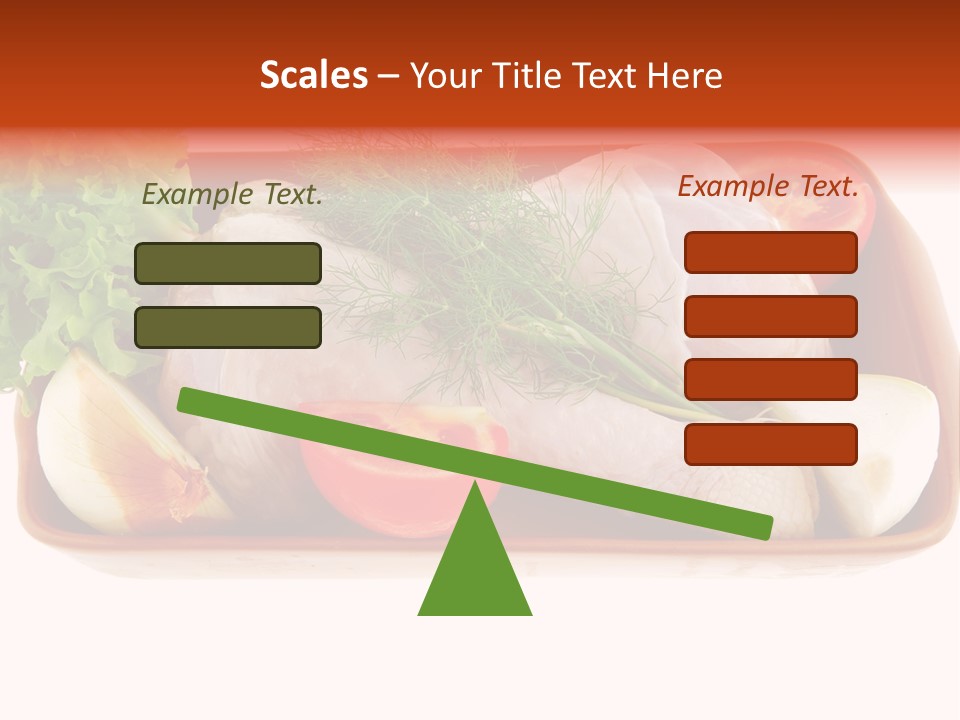 Grocery Gold Freshness PowerPoint Template