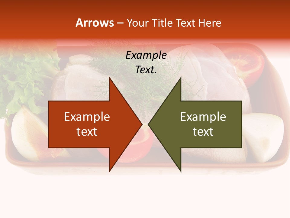 Grocery Gold Freshness PowerPoint Template