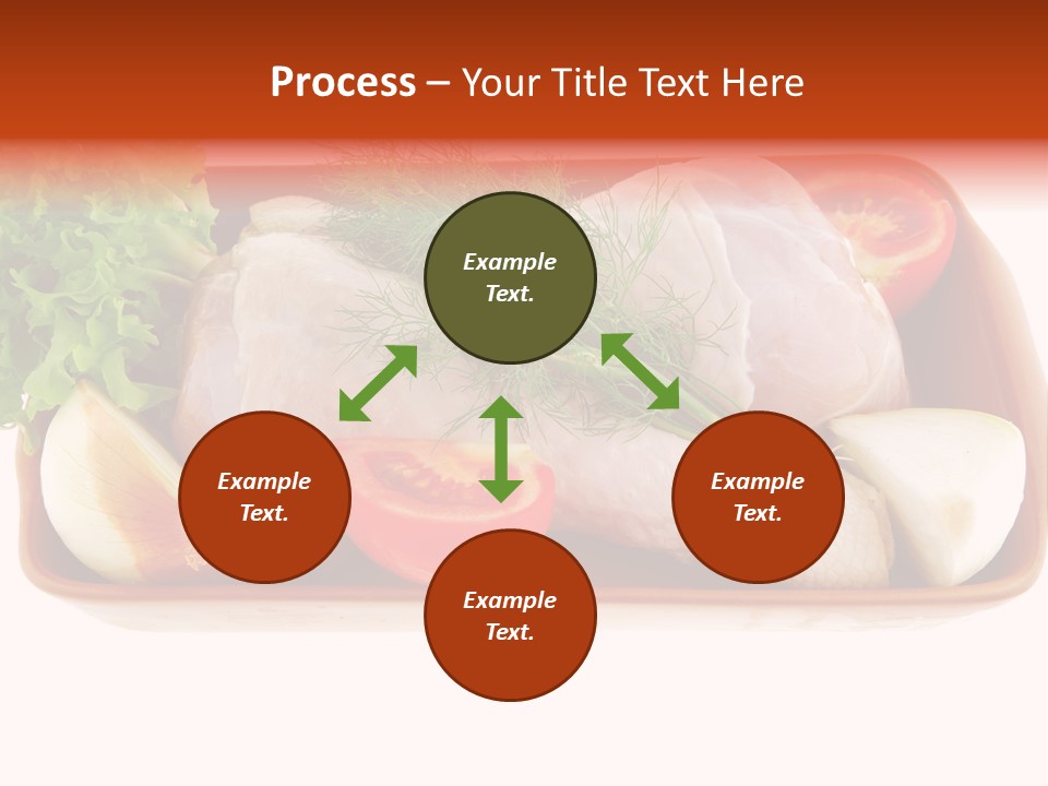 Grocery Gold Freshness PowerPoint Template