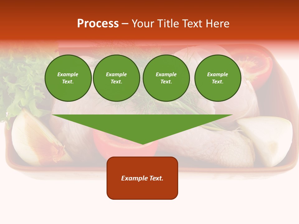 Grocery Gold Freshness PowerPoint Template